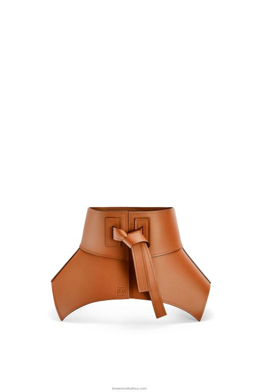 Loewe Women Obi belt in nappa 206XF1153 Tan