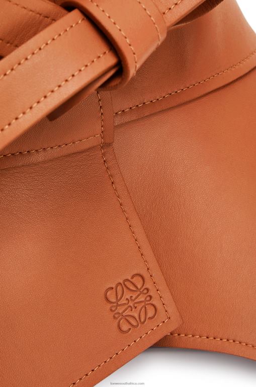 Loewe Women Obi belt in nappa 206XF1153 Tan