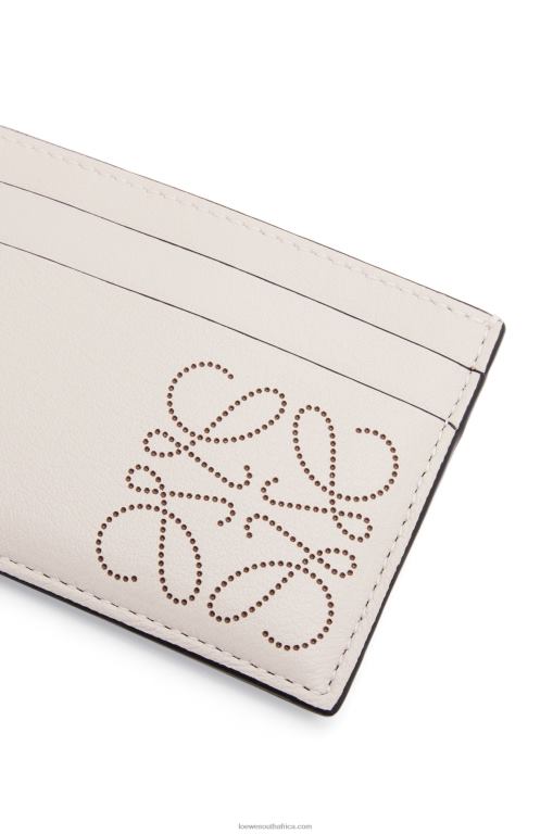 Loewe Women Brand plain cardholder 206XF1387 Light Oat/Tan