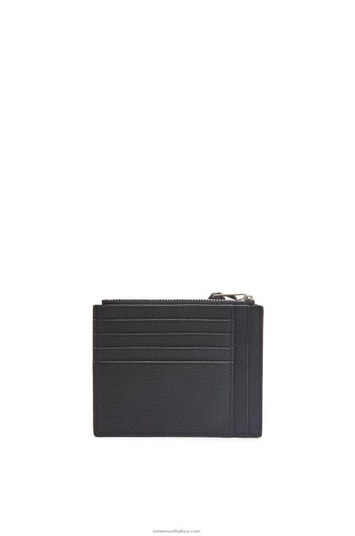 Loewe Women Large coin cardholder in soft grained calfskin 206XF1386 Black