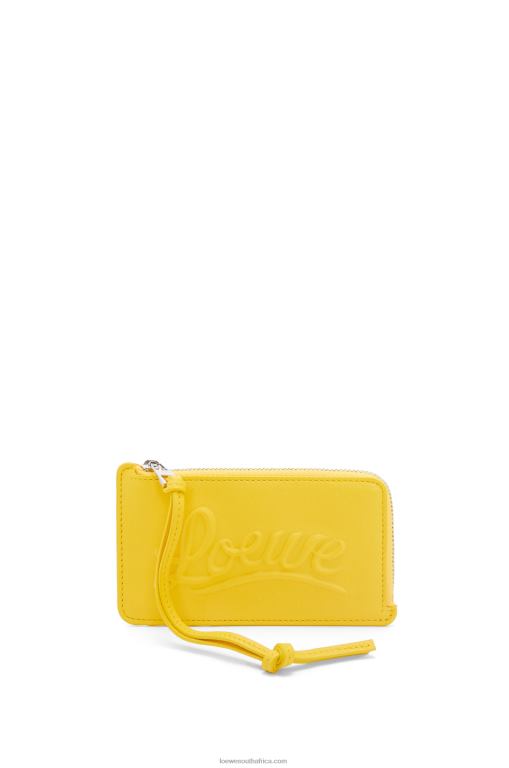 Loewe Women Large coin holder in classic calfskin 206XF1331 Yellow