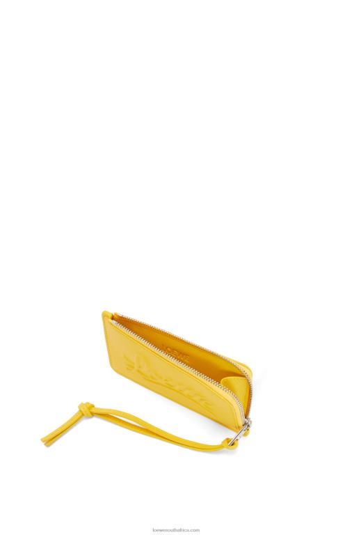 Loewe Women Large coin holder in classic calfskin 206XF1331 Yellow