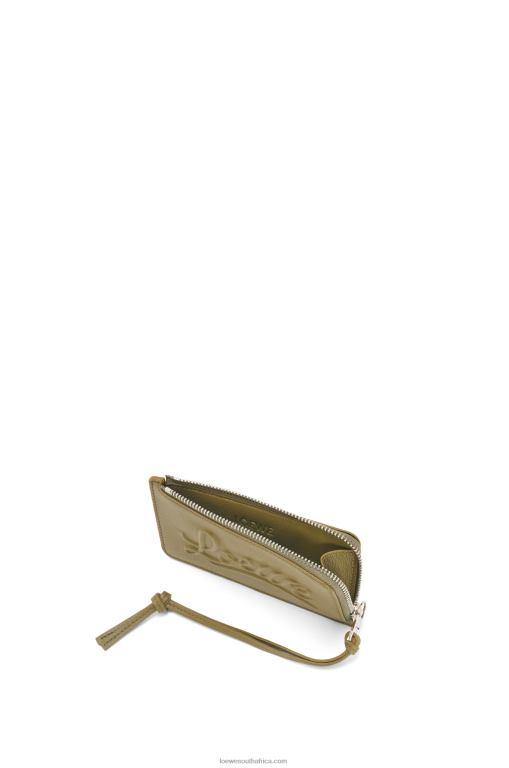 Loewe Women Large coin holder in classic calfskin 206XF1332 Olive