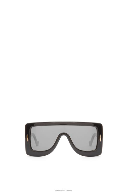 Loewe Women Anagram mask sunglasses in acetate 206XF1474 Black