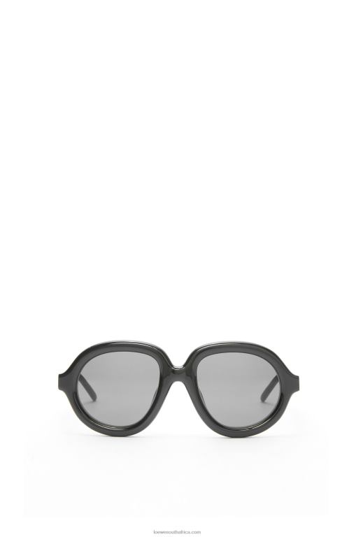 Loewe Women Aviator sunglasses in acetate 206XF1485 Black
