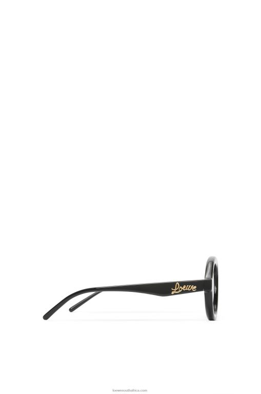 Loewe Women Aviator sunglasses in acetate 206XF1485 Black