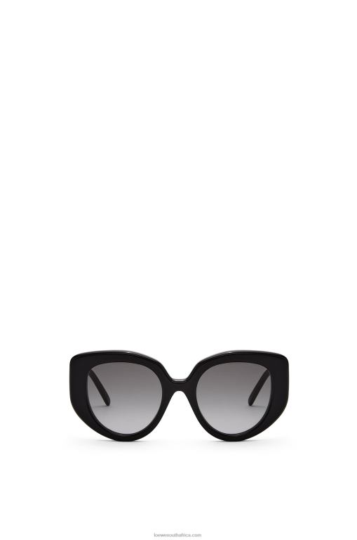 Loewe Women Butterfly sunglasses in acetate 206XF1484 Black