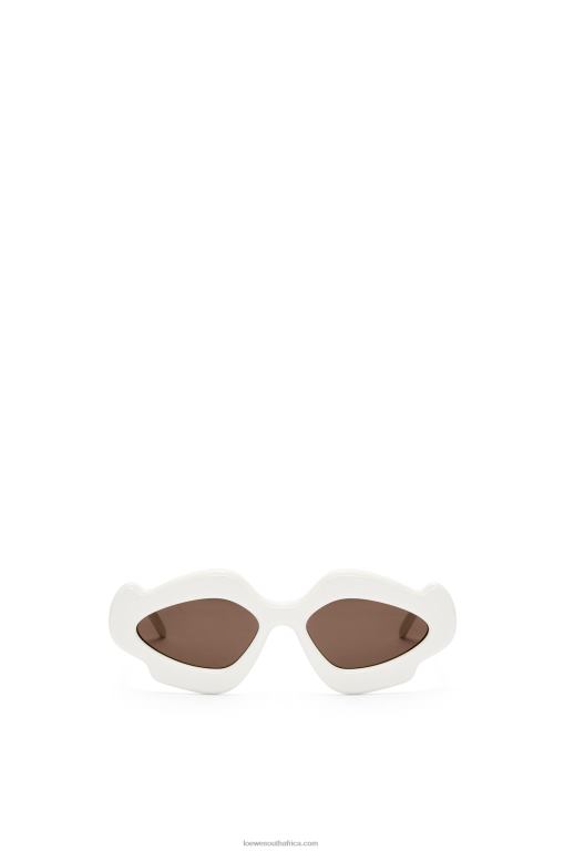 Loewe Women Flame sunglasses in acetate 206XF1466 Ivory
