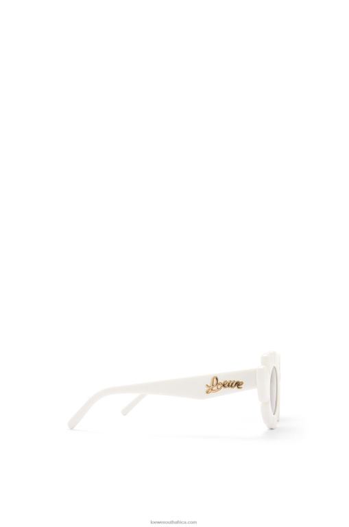 Loewe Women Flower sunglasses in injected nylon 206XF1460 Ivory