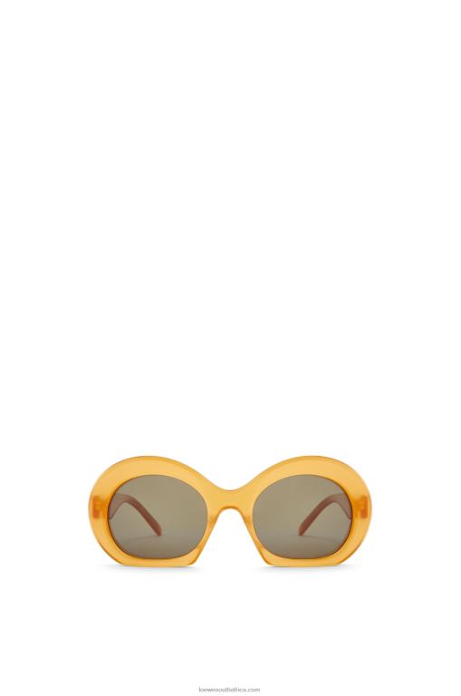 Loewe Women Halfmoon sunglasses in acetate 206XF1503 Honey