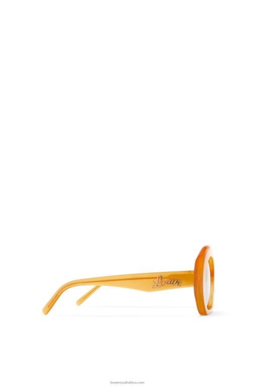 Loewe Women Halfmoon sunglasses in acetate 206XF1503 Honey