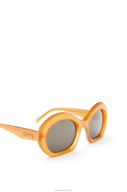 Loewe Women Halfmoon sunglasses in acetate 206XF1503 Honey