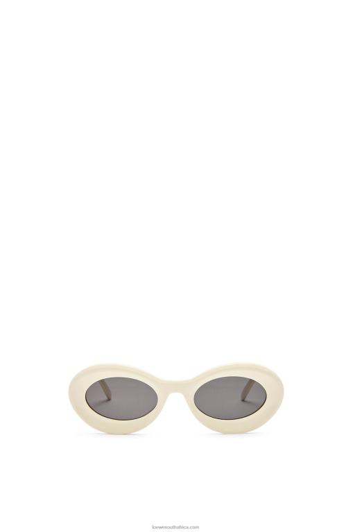 Loewe Women Loop sunglasses in acetate 206XF1454 Cream
