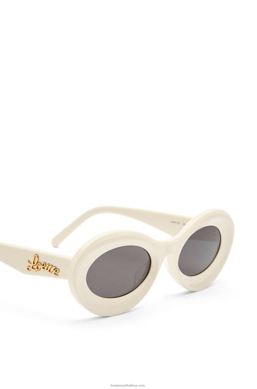 Loewe Women Loop sunglasses in acetate 206XF1454 Cream