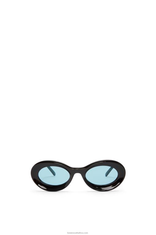Loewe Women Loop sunglasses in acetate 206XF1457 Shiny Black