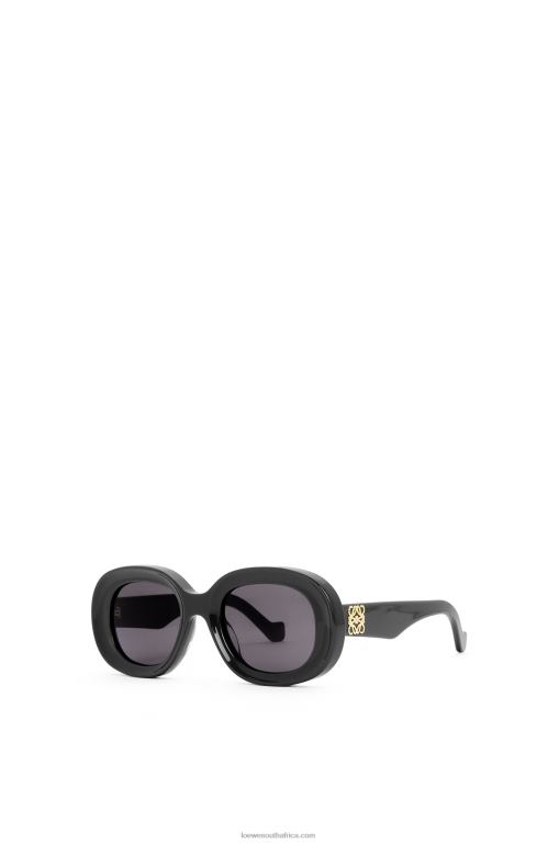 Loewe Women Oval sunglasses in acetate 206XF1482 Black