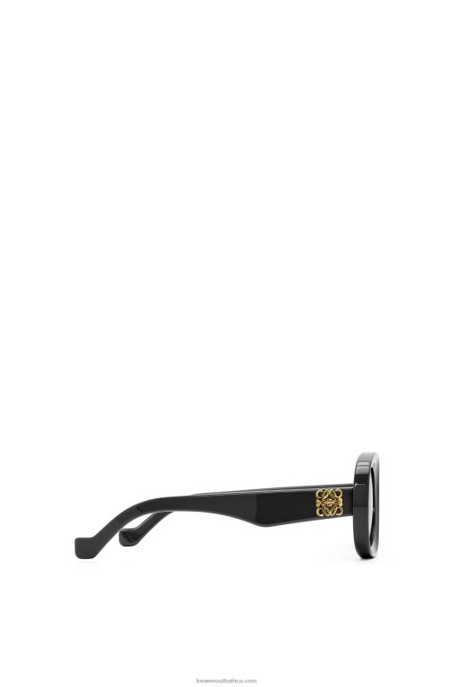 Loewe Women Oval sunglasses in acetate 206XF1482 Black