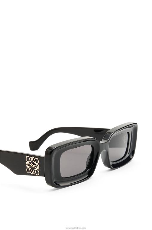 Loewe Women Rectangular sunglasses in acetate 206XF1426 Black