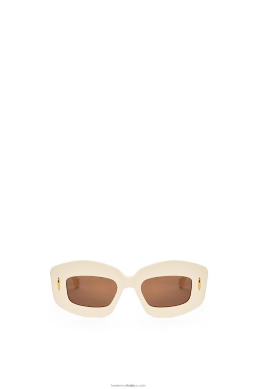 Loewe Women Screen sunglasses in acetate 206XF1427 Ivory