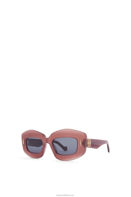 Loewe Women Screen sunglasses in acetate 206XF1428 Burgundy