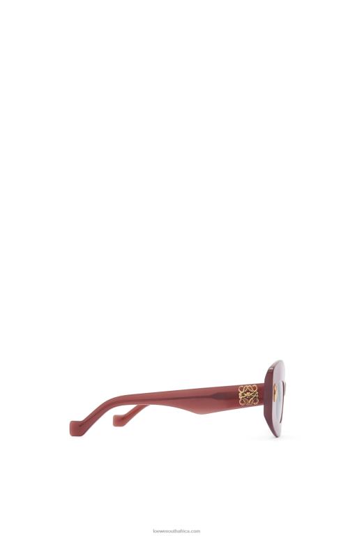 Loewe Women Screen sunglasses in acetate 206XF1428 Burgundy