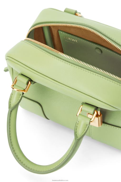 Loewe Women Amazona 16 Square bag in nappa calfskin 206XF137 Light Pale Green