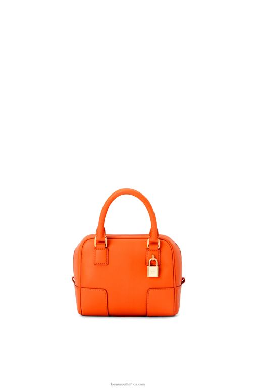 Loewe Women Amazona 16 Square bag in nappa calfskin 206XF145 Orange