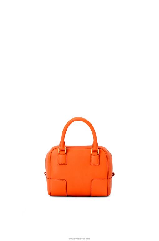 Loewe Women Amazona 16 Square bag in nappa calfskin 206XF145 Orange