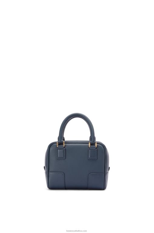 Loewe Women Amazona 16 Square bag in nappa calfskin 206XF158 Onyx Blue