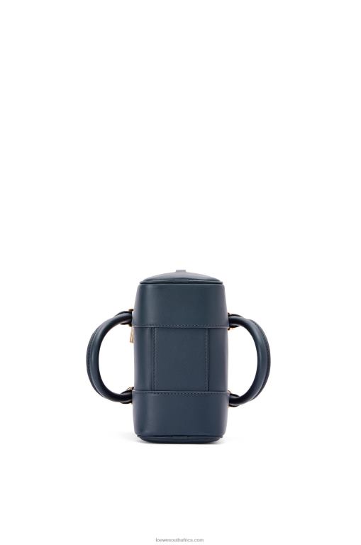 Loewe Women Amazona 16 Square bag in nappa calfskin 206XF158 Onyx Blue