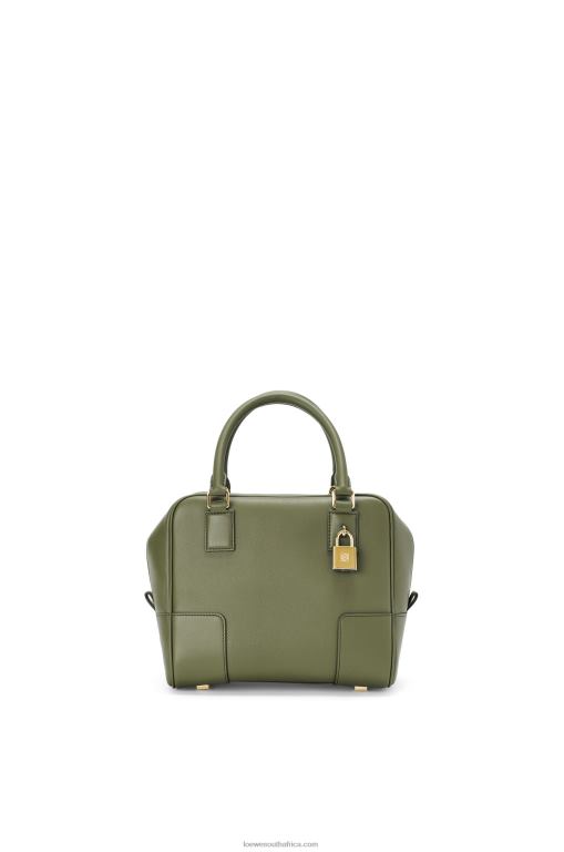 Loewe Women Amazona 19 square bag in nappa calfskin 206XF166 Avocado Green