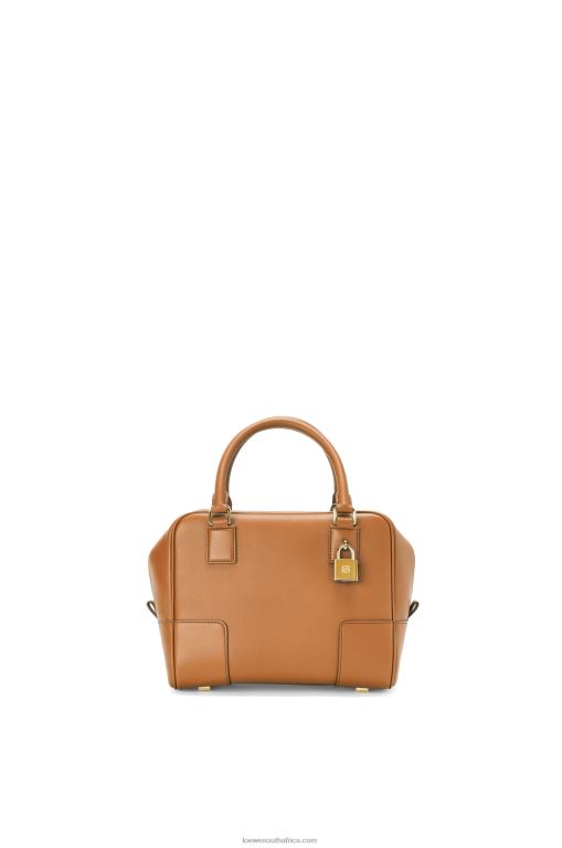 Loewe Women Amazona 19 square bag in nappa calfskin 206XF167 Warm Desert