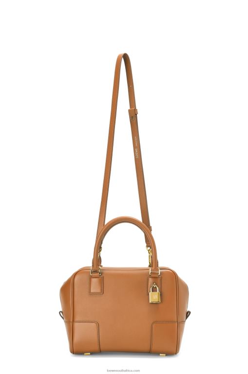 Loewe Women Amazona 19 square bag in nappa calfskin 206XF167 Warm Desert