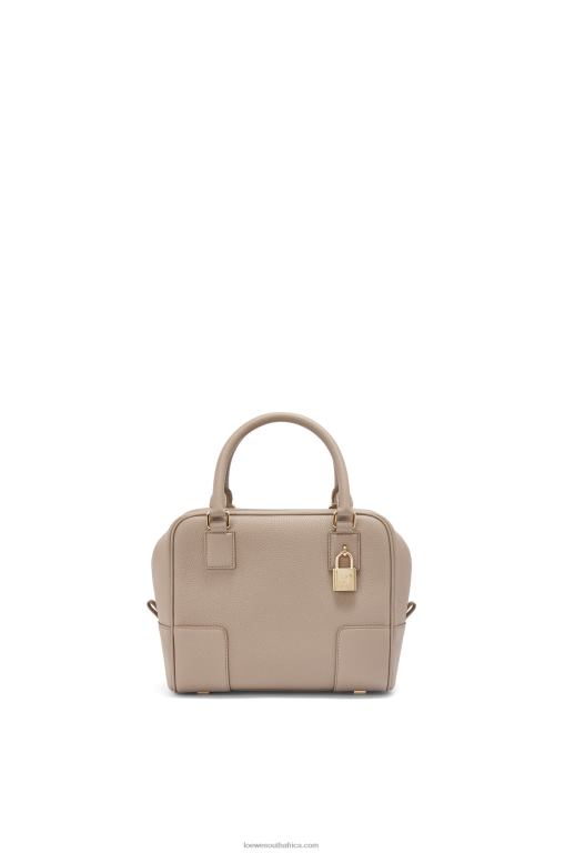 Loewe Women Amazona 19 square bag in soft grained calfskin 206XF155 Sand