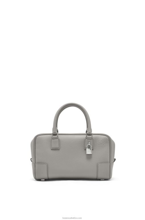 Loewe Women Amazona 23 bag in soft grained calfskin 206XF133 Pearl Grey