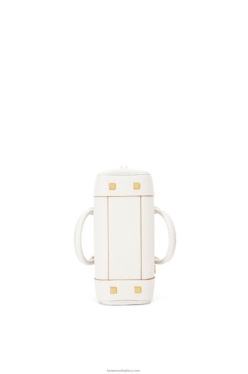 Loewe Women Amazona 23 bag in soft grained calfskin 206XF151 Soft White