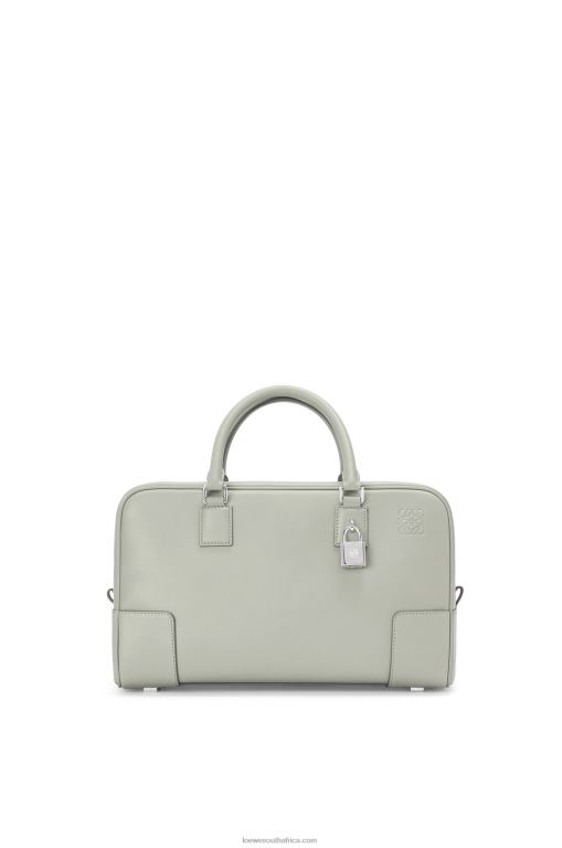 Loewe Women Amazona 28 bag in nappa calfskin 206XF136 Ash Grey