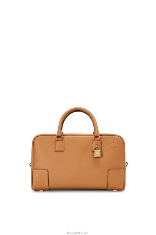 Loewe Women Amazona 28 bag in nappa calfskin 206XF138 Warm Desert
