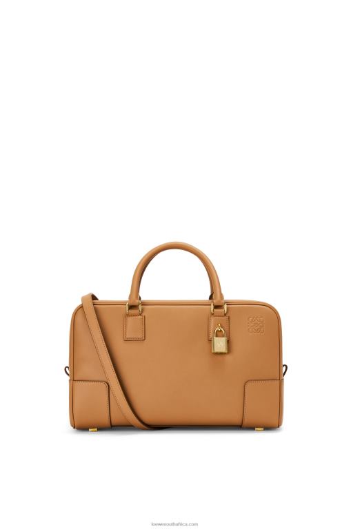 Loewe Women Amazona 28 bag in nappa calfskin 206XF138 Warm Desert