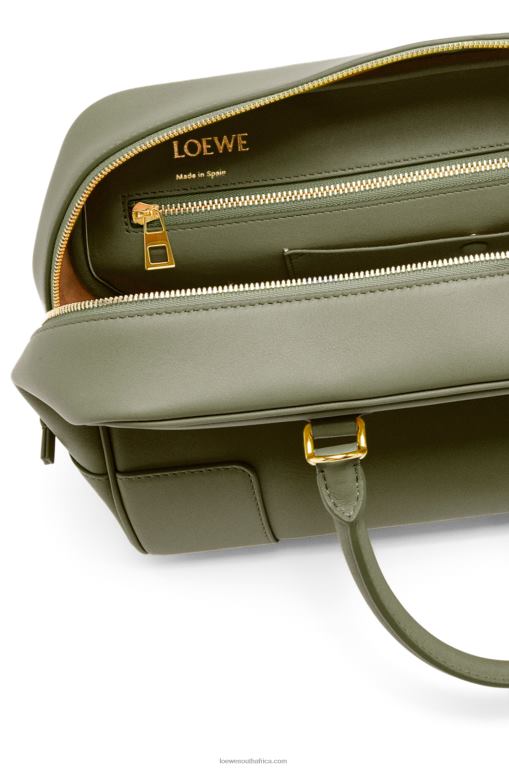 Loewe Women Amazona 28 bag in nappa calfskin 206XF156 Avocado Green