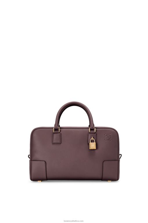 Loewe Women Amazona 28 bag in nappa calfskin 206XF173 Prune