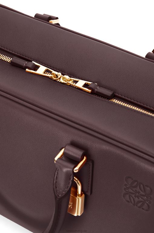 Loewe Women Amazona 28 bag in nappa calfskin 206XF173 Prune