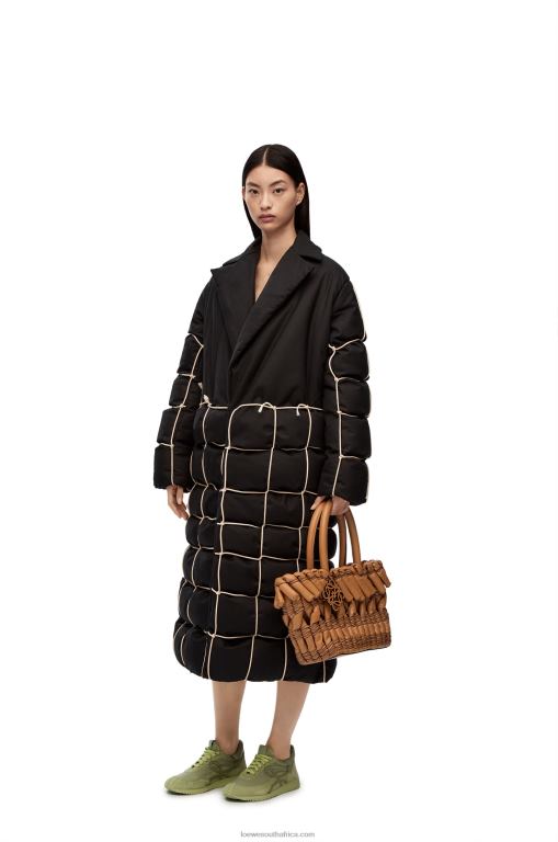 Loewe Women Small Tubular Basket in nappa lambskin 206XF93 Warm Desert