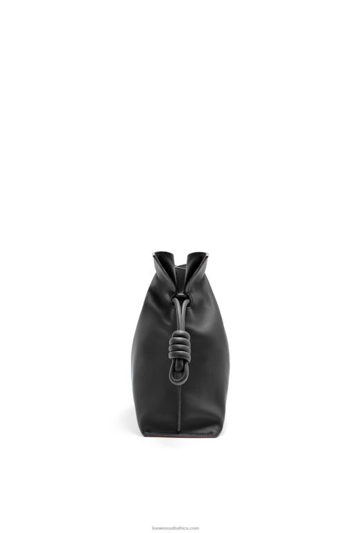 Loewe Women Flamenco clutch in nappa calfskin 206XF362 Black