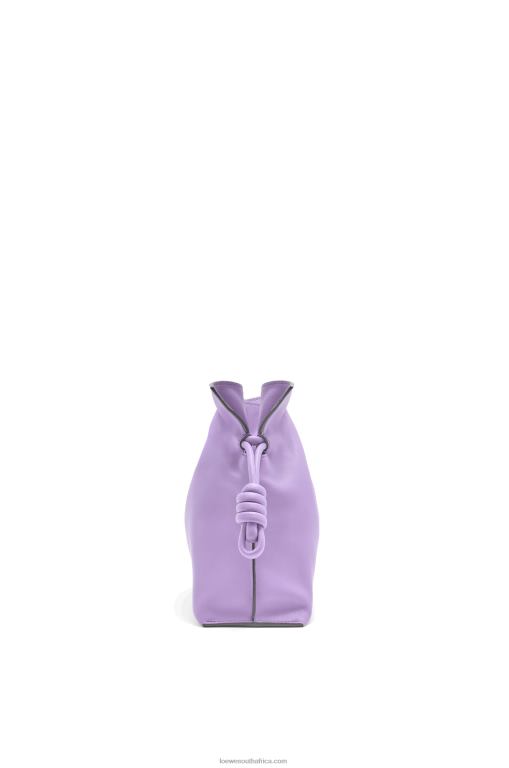Loewe Women Flamenco clutch in nappa calfskin 206XF388 Light Mauve