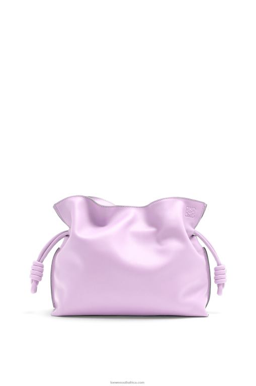 Loewe Women Flamenco clutch in nappa calfskin 206XF628 Bloom Orchid