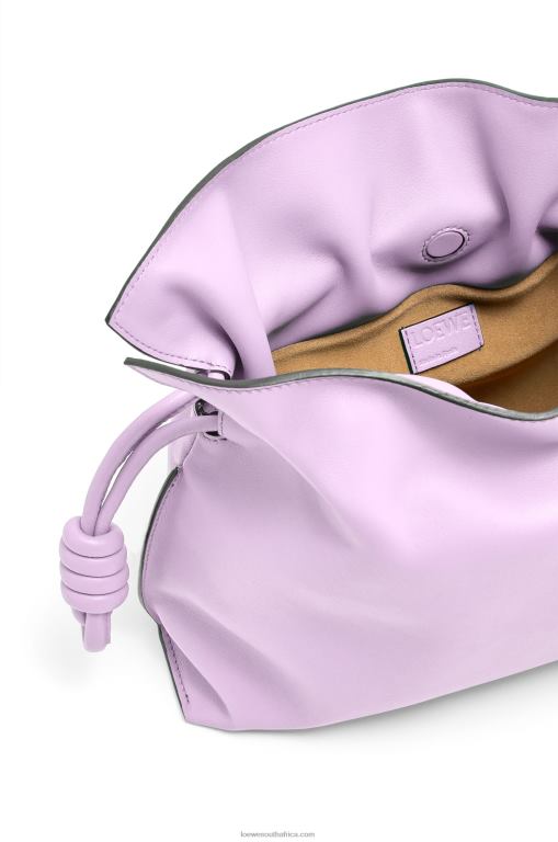 Loewe Women Flamenco clutch in nappa calfskin 206XF628 Bloom Orchid