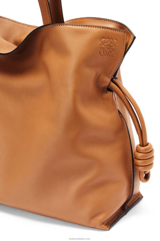 Loewe Women Large Flamenco clutch in nappa calfskin 206XF425 Warm Desert