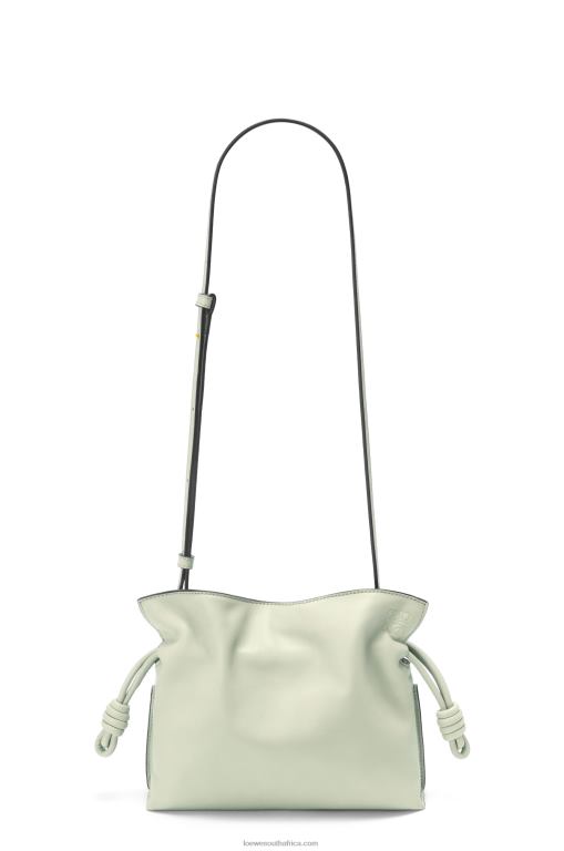 Loewe Women Mini Flamenco clutch in nappa calfskin 206XF205 Light Celadon