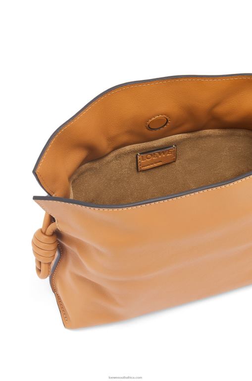 Loewe Women Mini Flamenco clutch in nappa calfskin 206XF216 Warm Desert